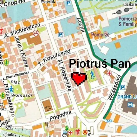 Piotrus Pan By Orzechowa Przystan Centrum Blisko Plazy アパート *